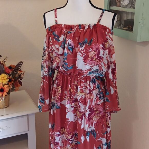As U Wish Off-Shoulder Maxi Dress - Picture 2 of 11